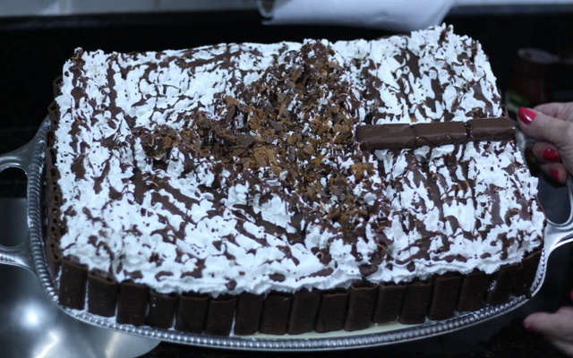 Bolo de gelado de morango Claudiakucau