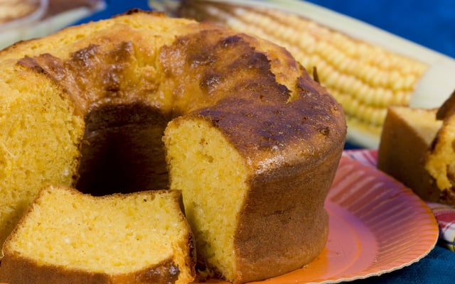 Bolo de milho sem farinha