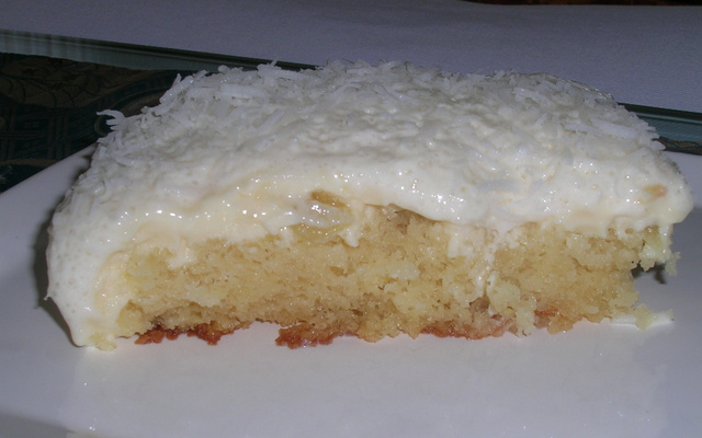 Pavê de abacaxi com coco