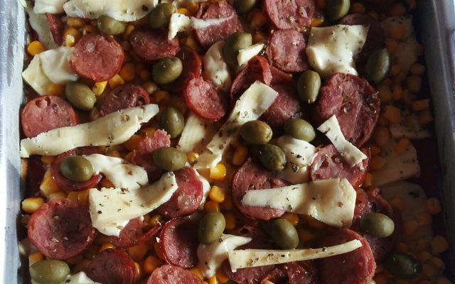 Massa de pizza liquidificador