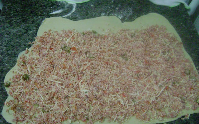 Enroladinho de frios