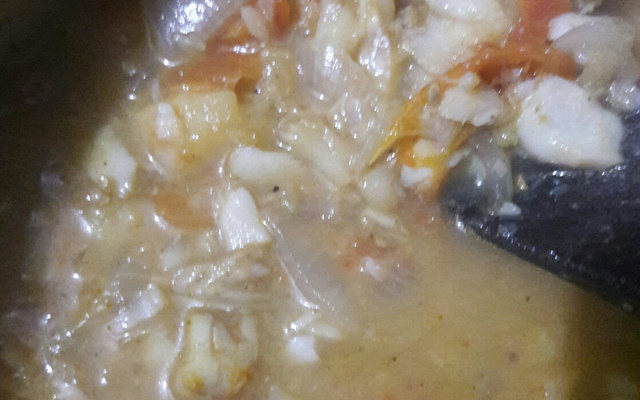 Bobó de polaca do Alasca do Jânio