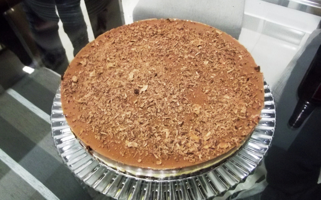 Torta de maracujá com chocolate