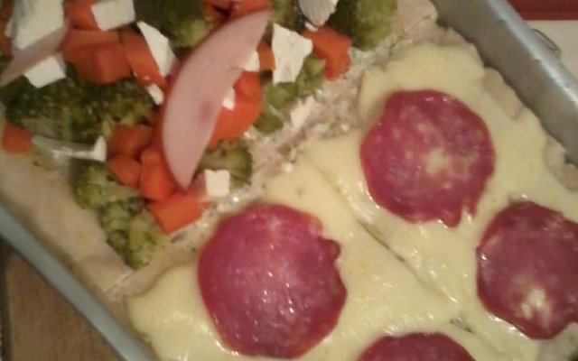 Massa de pizza caseira