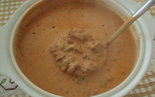 Estrogonofe de carne da Natasha