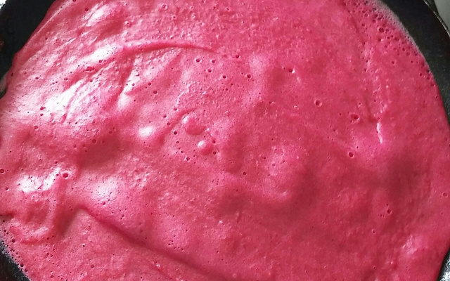 Panqueca de beterraba