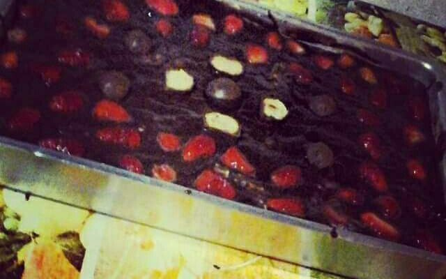 Torta de morango com chocolate