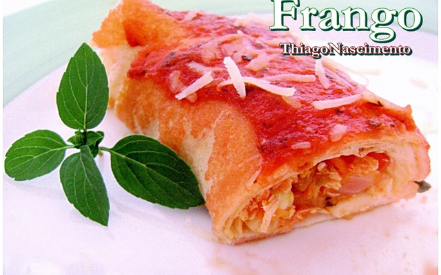 Panqueca de banana e pão