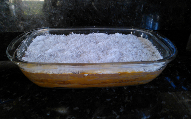 Torta de bolachas marmorizada