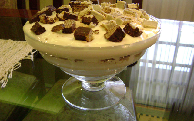 Creme de limão com Bis