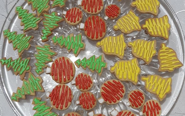 Biscoitos Decorados para o Natal