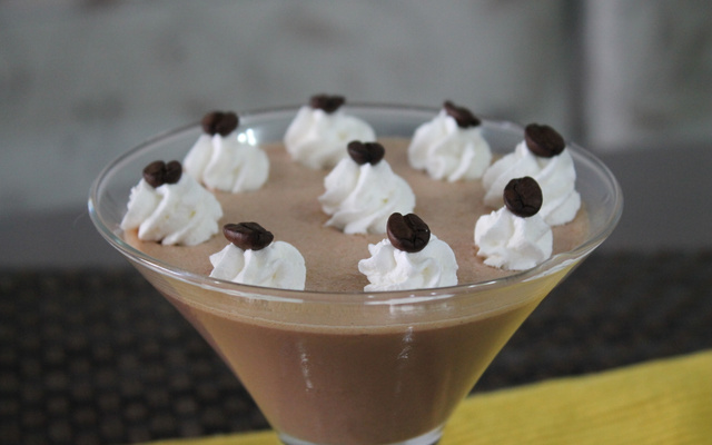 Mousse de cappuccino – sobremesa de inverno