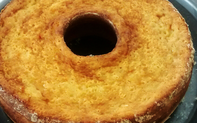 Bolo cremoso de fubá