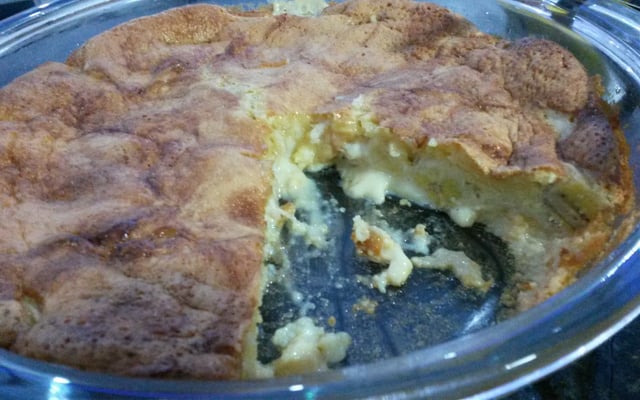 Torta de banana ao leite condensado