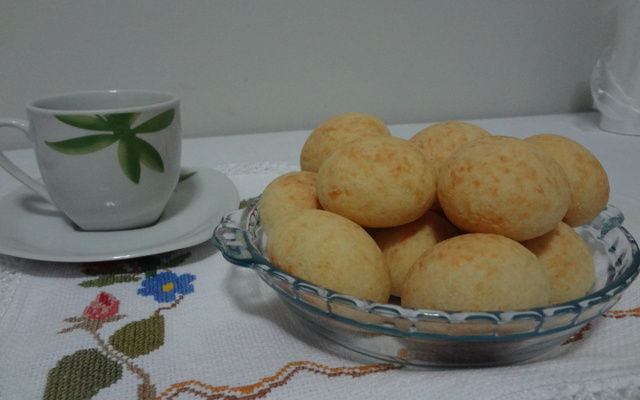 Pão de queijo especial com polvilho e fécula