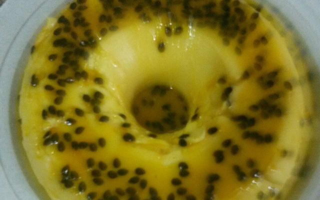 Pudim de maracujá