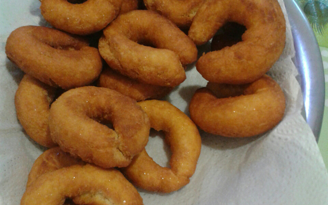 Rosquinha frita super fácil para o café