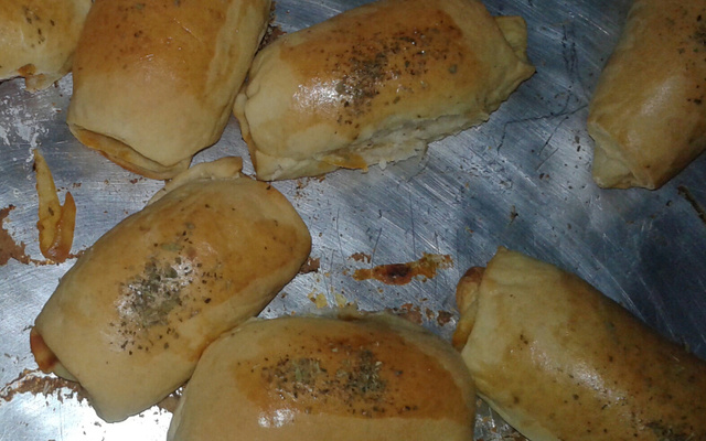 Pão de leite com salsicha