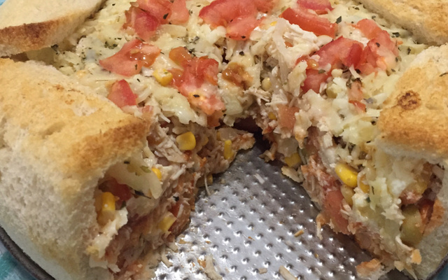 Torta Vermont de pão de forma