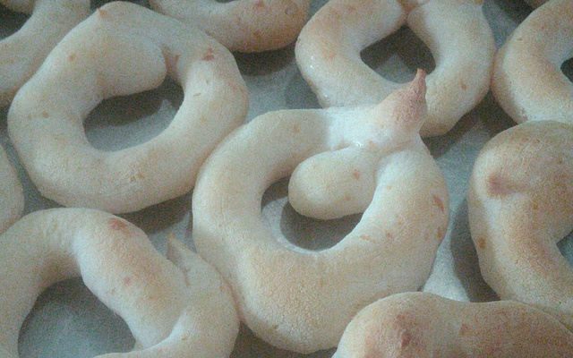 Biscoito de polvilho assado e crocante