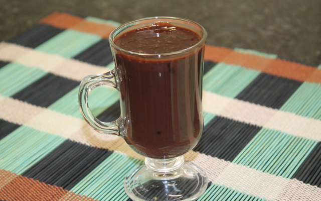 Cappuccino de ovo de Páscoa