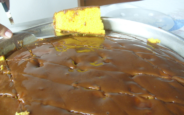 Bolo de cenoura cozida