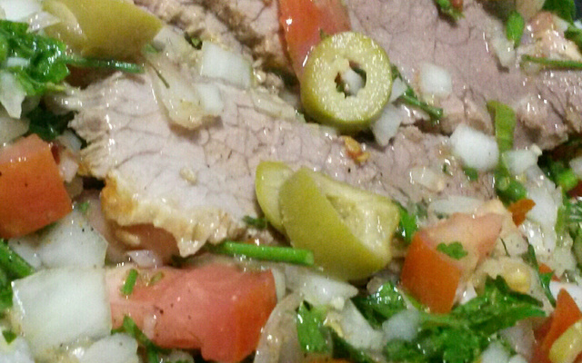 Salada de carne fria à la Shindú