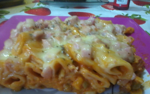 Macarrão na panela de pressão V