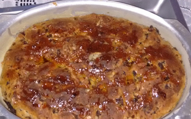 Pão integral de ameixa