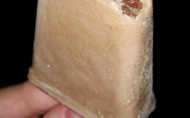 Picolé de chocolate