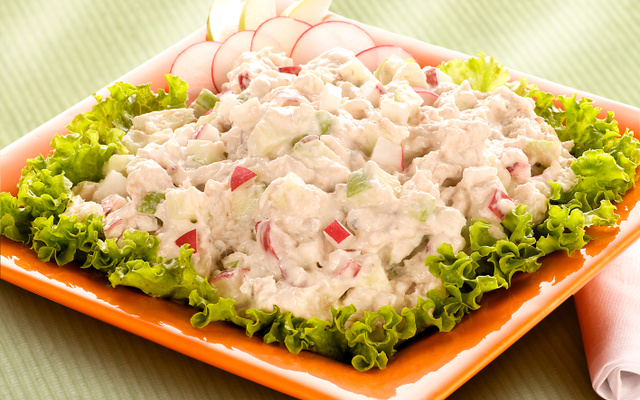 Salada de filé de pescada