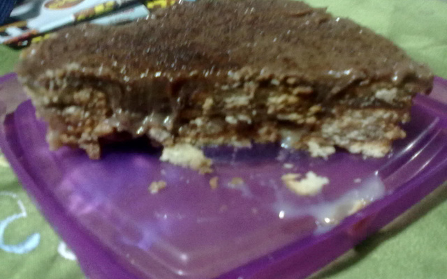 Pavê de brigadeiro com Sonho de Valsa