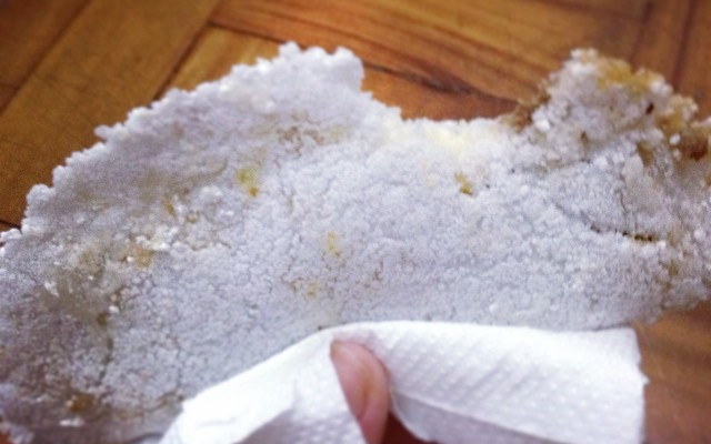 Tapioca de carne e queijo