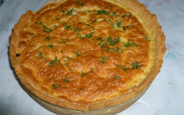 Quiche de frango (super leve e saboroso )