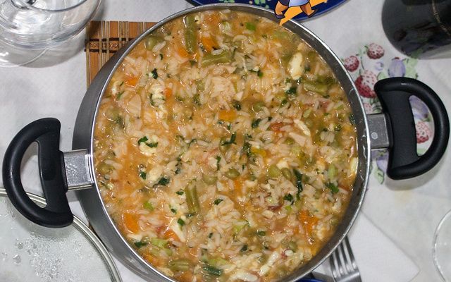 Risoto de legumes