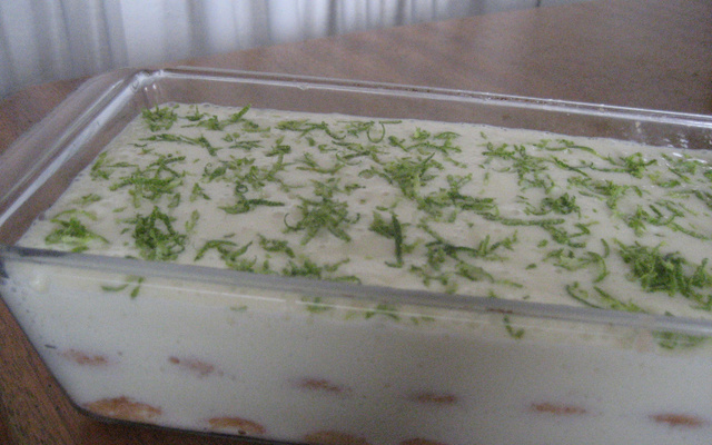 Pavê de limão com leite em pó