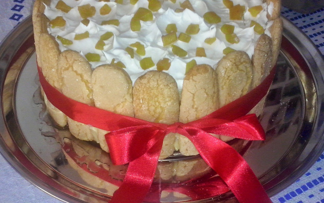 Pavê de pêssego fácil