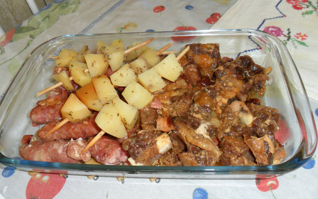 Churrasco na panela de pressão