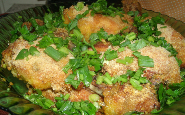 Coxa e sobrecoxa crocante