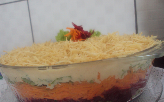 Salada inglesa da Laine