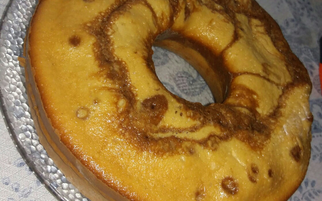 Bolo mármore para lanche