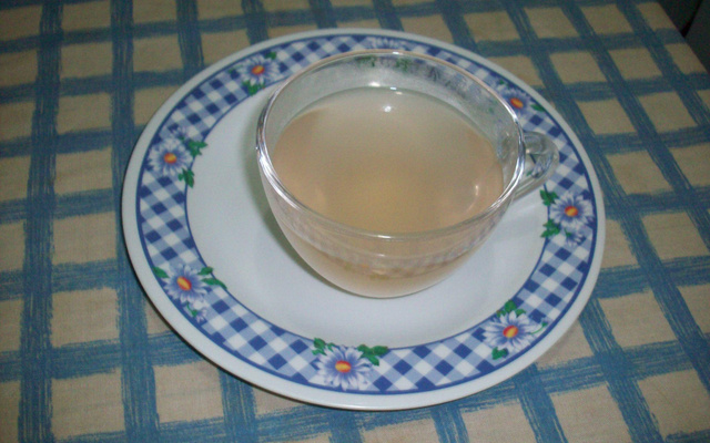 Chá de casca de maçã