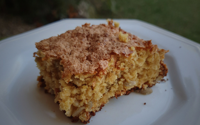 Bolo de aveia com laranja