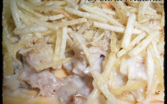 Sobras de pernil com requeijão cremoso