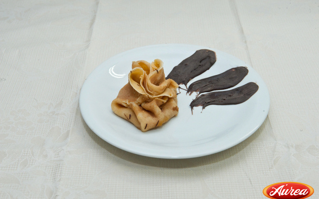 Crepe de Doce de Abóbora com Coco - Áurea