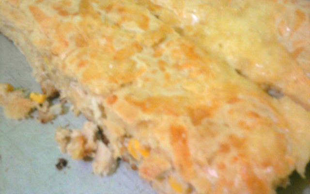 Torta de frango de liquidificador