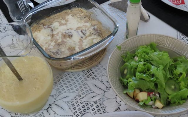 Maminha ao molho de mostarda à l'anciènne