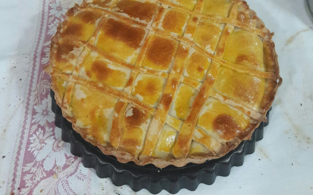 Torta cremosa frango