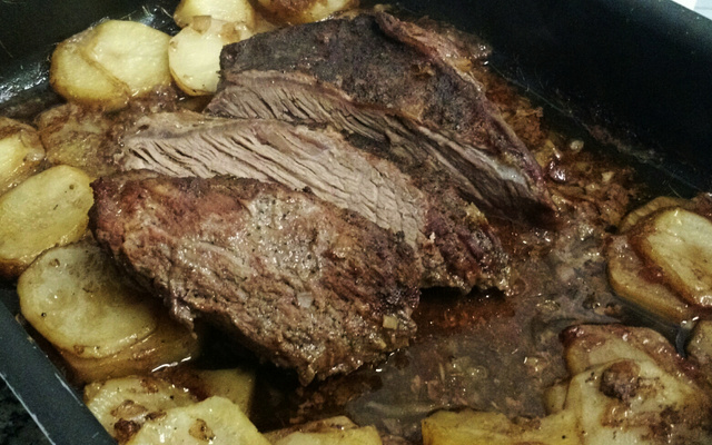 Picanha de forno na cerveja preta