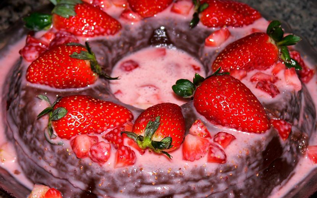 Brigadeirão de microondas